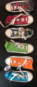 Inkology Stylish Sneaker-Shaped Pencil Pouch Zipper Closure - Picture 1 of 4