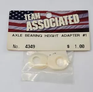 Associated Axle Bearing Height Adapter #1 Offset White 4349 RC10L RC12 Part - Picture 1 of 1