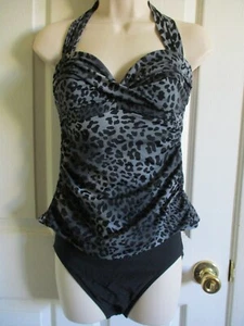 Costume da bagno tankini 2 pezzi taglia 6 Miracle nuovo con etichette - Foto 1 di 3