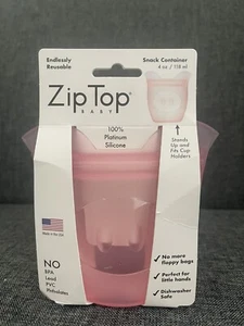 4 oz contenedor de silicona con cremallera para bebé - Imagen 1 de 2