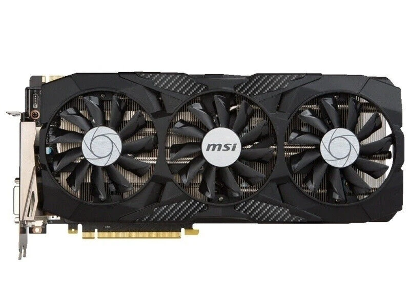 For MSI GeForce GTX1080 DUKE 8G Graphics card DDR5X HDMI+DP+DVI 8+6PIN Tested - Image 1 of 2