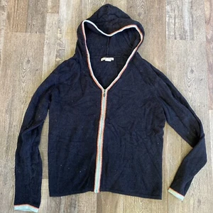 Exofficio Cozy Fleece Hooded Jacket Zip Y2k Sweater Performance Outdoor Travel L - Picture 1 of 6