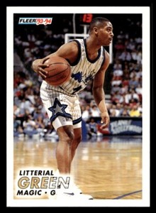 Fleer Litterial Green #342 Orlando Magic  1994