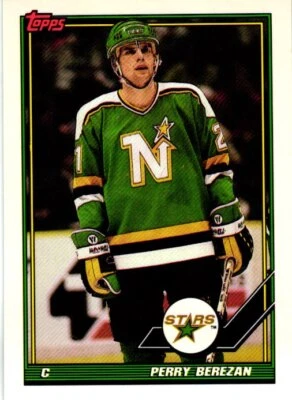 1991-92 Topps #485 Perry Berezan - Image 1 of 2