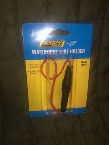 WaterTight In Line SFE, AGC or MDL Fuse Holder with 16 AWG Wire - 10 Amp - Picture 1 of 2