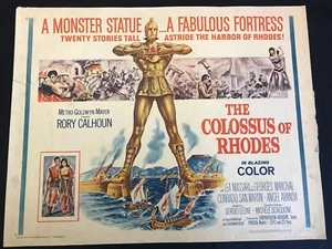 THE COLOSSUS OF RHODES original U.S HALF SHEET 22X28   - Picture 1 of 1