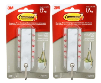 Command Single Point Hook 2 Pack - Image 1 of 3
