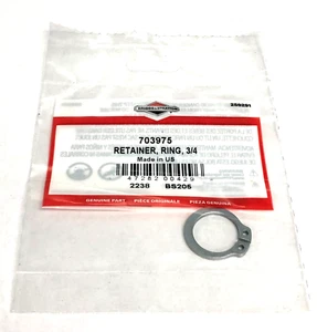 BRIGGS & STRATTON PART# 703975, RICAMBIO-ANELLO DI RITENUTA (3/4) - Foto 1 di 4