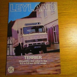Folleto de camión British Leyland Terrier 6,5-9,5 toneladas PBV - Imagen 1 de 1