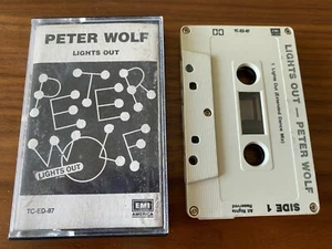 PETER WOLF LIGHTS OUT J GEILS BAND RARE 1984 AUSTRALIAN CASSETTE SINGLE - Picture 1 of 2