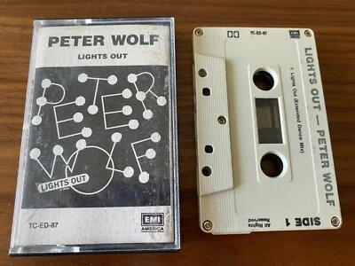 PETER WOLF LIGHTS OUT J GEILS BAND RARE 1984 AUSTRALIAN CASSETTE SINGLE - Image 1 of 2