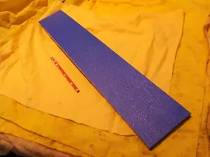 BARRA HDPE AZUL hoja de polietileno material plástico 3/8" x 4" x 24" de largo - Imagen 1 de 1