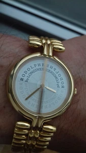 Rodolphe Longines 175.2821 WHITE VINTAGE COLLECTION SWISS WATCH NOS MONTRE UHR - Imagen 1 de 12