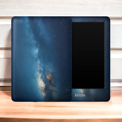 Nebula Blue Stars Amazon Kindle Skin | Kindle Skin Wrap - All Kindle Models - Image 1 of 4