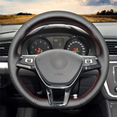 Cubierta de volante envolvente para Volkswagen VW Sharan Touran Aetta T-Roc Touareg A Foto 1 de 4