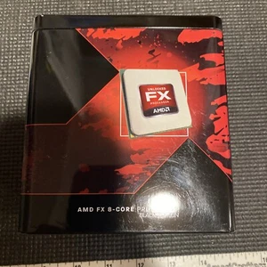 AMD FX 8350 Black Edition 4GHz AM3+ 8-Core Processor CPU W/Heat Sink Fan - Picture 1 of 5