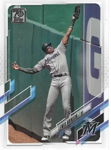 2021 Topps Series One Lewis Brinson card # 161 Miami Marlins - Picture 1 of 1