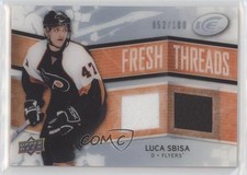 2008-09 Upper Deck Ice Fresh Threads PETG /100 Luca Sbisa #FT-SB Rookie RC