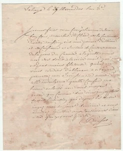 Pinsot Commissaire à l’Armée du Nord. La Haye 1794. - Picture 1 of 1
