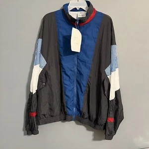 Avait Sportif Mens Sz XL Windbreaker Jacket Color Block Lined New With Tag - Picture 1 of 12