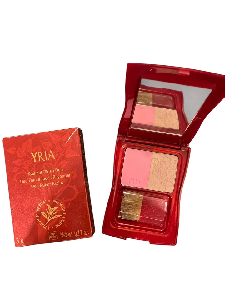 Yves Rocher Yria Radiant Blush Duo - 160 CLAIR разорванная коробка как видно - Изображение 1 из 3