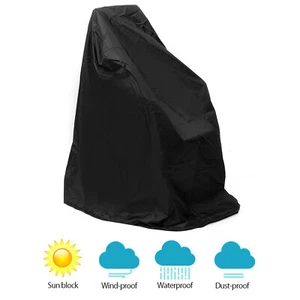 COPRISEDIA IMPERMEABILE ANTIPOLVERE ANTIVENTO 210D OXFORD PANNO NERO - Foto 1 di 13