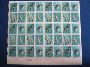 Doc Scott #2508-11 SEA CREATURES 29c 1990 Sheet of 40 MNH Og VF/XF - Bild 1 von 5