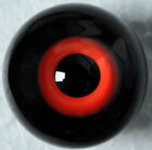 Joli œil BJD en verre 14 mm (noir et rouge) pour poupée Iplehouse Luts BJD