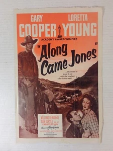 "ALONG CAME JONES" RARE! 1945 Theatre AD GUIDE -RKO Western- NORMAN ROCKWELL ART - Picture 1 of 8