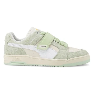 Zapatillas informales PUMA Slipstream Lo Palomo Logo sin cordones verdes para mujer 39193 Foto 1 de 4