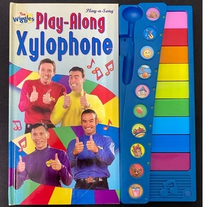 The Wiggles Play-Along Xylophone Music Book, Missing Mallet, Tested & Working - Foto 1 di 7