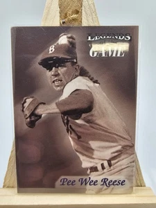 Pee Wee Reese Legends of the Game Baseball Card Brooklyn Dodgers Vintage 1998 - Picture 1 of 2