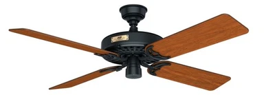 Hunter Fans - Hunter Original 52 Inch Ceiling Fan with Pull Chain-Black Finish - Image 1 of 4