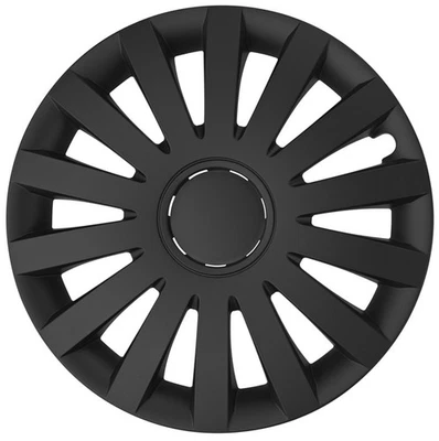 4x15" Wheel trims wheel covers for Seat Ibiza 15" black - Image 1 of 4