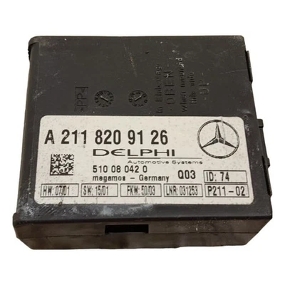 MERCEDES SL ALARM ECU R230 SL500 2 DOOR CONVERTIBLE A2118209126 - Image 1 of 4