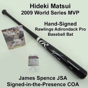 Hideki Matsui New York Yankees '09 WS MVP Autographed Rawlings Bat w/ JSA COA - Picture 1 of 8