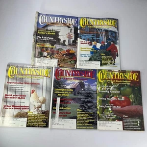 VTG Countryside Small Stock Journal Magazine Lot of 5 Homesteading Gardening - Picture 1 of 6