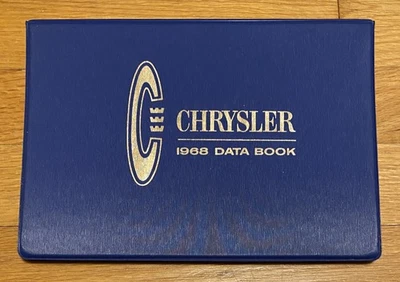 1968 Chrysler Dealer DATA BOOK 68 Album Mopar 300/New Yorker/Newport - Image 1 of 4