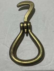 Folding Hoof Pick Buckles Brass Ferrier Equine Foot Hooves Cleaning FREE SHIP - Picture 1 of 5
