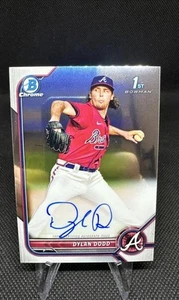2022 Bowman Chrome Dylann Dodd Prospect 1st Autograph #CPA-DD Atlanta Braves - Picture 1 of 6
