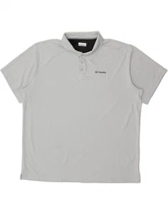 COLUMBIA Mens Omni-Wick Polo Shirt 2XL Blue Polyester CK36 - Picture 1 of 3