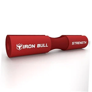 Advanced Squat Pad - Barbell Pad for Squats, Lunges & Hip Thrusts - Neck & Red - Picture 1 of 7