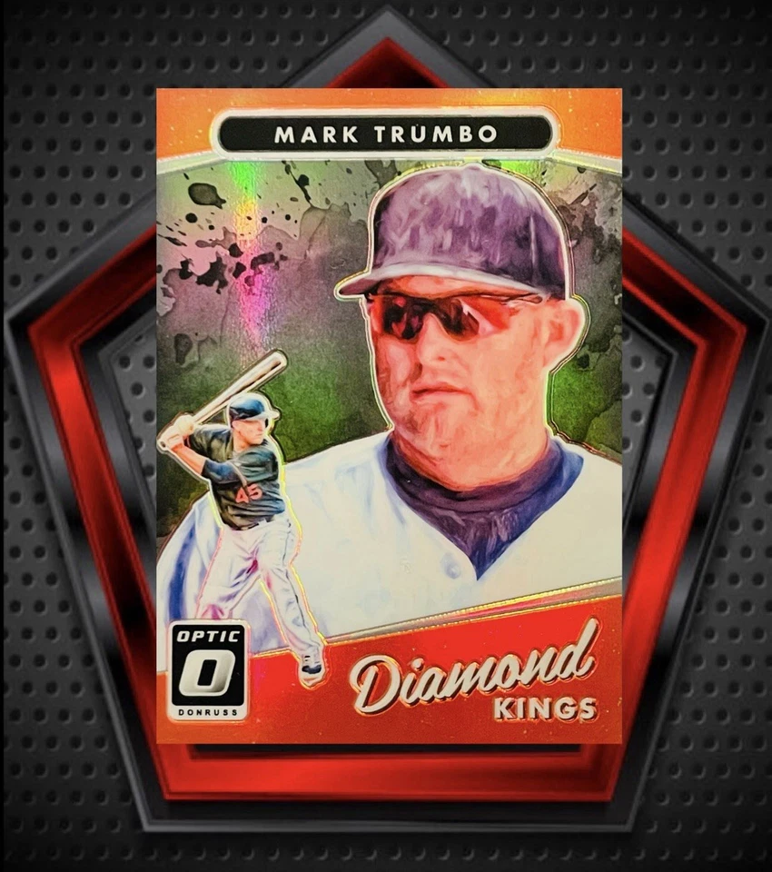 Mark Trumbo *21/25* 2017 Donruss Optic Orange Prizm #3 Baltimore Orioles MLB Foto 1 de 3