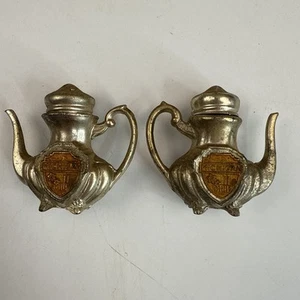 1950's MICHIGAN SALT & PEPPER SHAKERS TEAPOT Set Made In Japan 1.75” - Picture 1 of 5