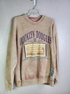 90’s Brooklyn Dodgers Cooperstown Collection Nutmeg MLB Crewneck Sweatshirt LG?  - Bild 1 von 17