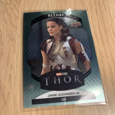 STEEL Upper Deck Marvel Allure  Card #8 Jaimie Alexander as Sif STEEL rare - Image 1 of 3