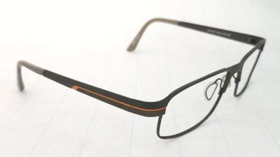 Prodesign Denmark 3108 c.6521 Titanium gray Rectangular Eyeglasses 55-16-140 - Image 1 of 4