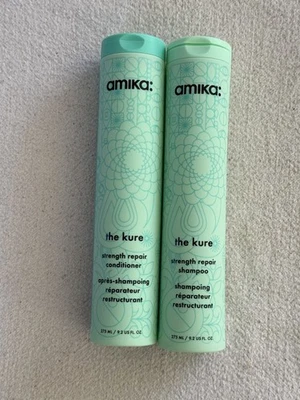 Amika The Kure Strength Repair Cruelty-Free﻿ Shampoo & Conditioner - 275ml - Image 1 of 2