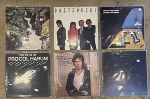 Classic Rock vinyl lot (6) Cat Stevens Pretenders Springsteen Procol Harum - Picture 1 of 13