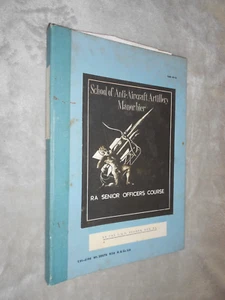 SCHOOL OF ANTI-AIRCRAFT ARTILLERY MANORBIER. 1959. RA SENIOR OFFICERS COURSE - Picture 1 of 13